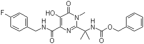 Benzyl [1-[4-[[(4-fluorobenzyl)amino]carbonyl]-5-hydroxy-1-methyl-6-oxo-1,6-dihydropyrimidin-2-yl]-1-methylethyl]carbamate